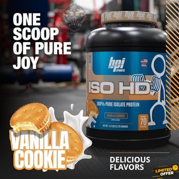 BPI ISO HD Vanilla Cookie 70 servings (2)