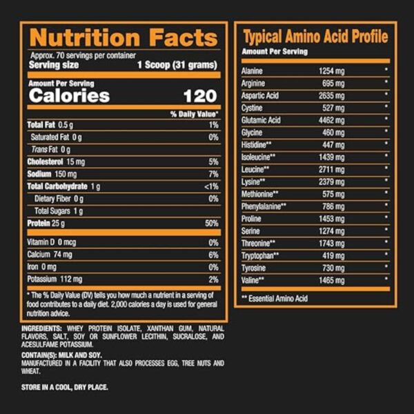 BPI ISO HD Vanilla Cookie 70 servings (3)