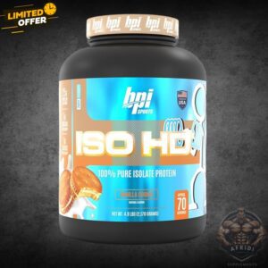 ISO Protein in Pakistan – BPI ISO-HD Vanilla Cookie 4.8LB 70 Servings