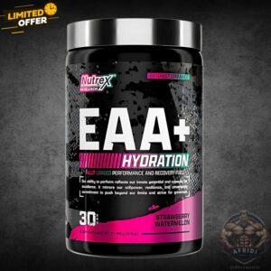 EAA+ Hydration by Nutrex Research Strawberry Watermelon 30 Servings – Essential Amino Acids Supplement in Pakistan
