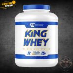 King Whey by Ronnie Coleman Vanilla Frosting – 25 g Protein Powder in Pakistan for Muscle Growth and Recovery