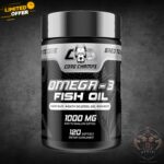 Omega-3 Fish Oil By Core Champs 1000 mg 120 Softgels – Omega 3 capsules and fish oil supplements in Pakistan