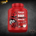 RED REX Beef Protein Isolate 4 lbs Vanilla by Big Ramy Labs – Best Protein Supplement in Pakistan