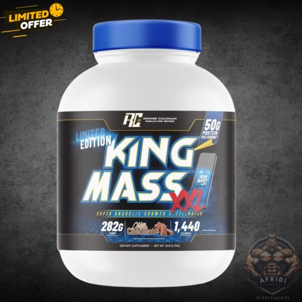 King Mass XXL Gainer by Ronnie Coleman 6 lbs – Milk Chocolate in Pakistan