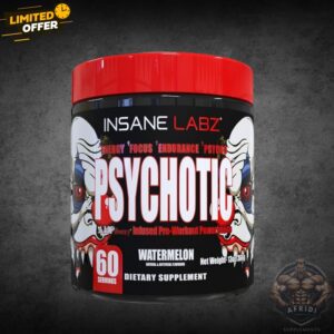 Insane Labz Psychotic Pre Workout Supplement – 60 Servings in Pakistan