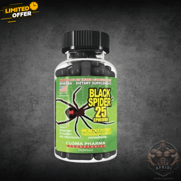 Black Spider 100 Capsules by Cloma Pharma – Original Weight Loss Pills in Pakistan