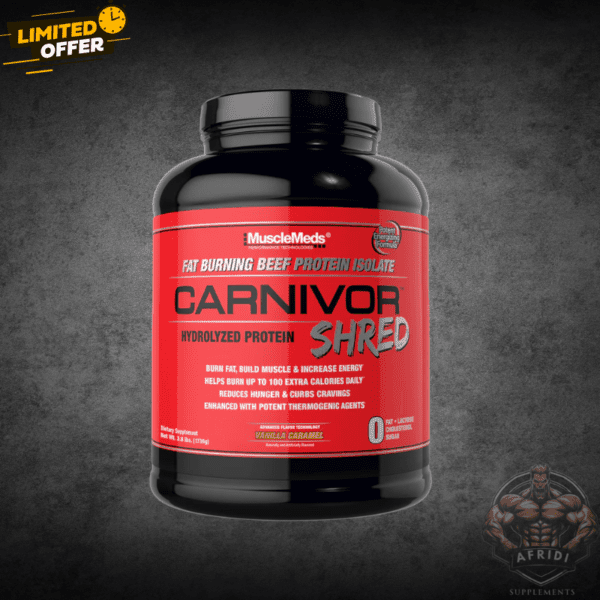 Carnivor Shred Hydrolyzed Whey Protein by MuscleMeds 4.5lb in Pakistan - Fat Burning and Muscle Building Supplement