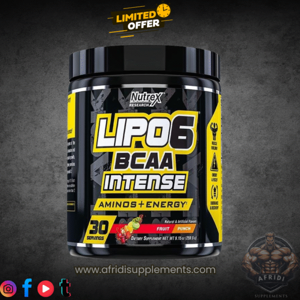 Nutrex Research Lipo 6 BCAA Intense 30 Servings in Pakistan BCAA Fat Burner