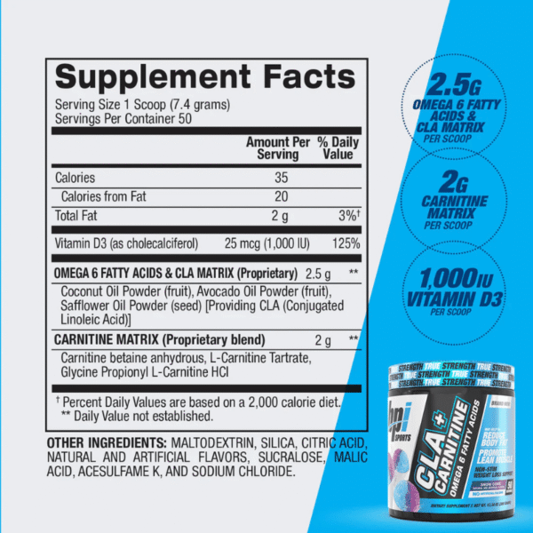 CLA + Carnitine Pakistan – Non-Stimulant Fat Burner by BPI Sports CLA + Carnitine Pakistan – Non-Stimulant Fat Burner by BPI Sports