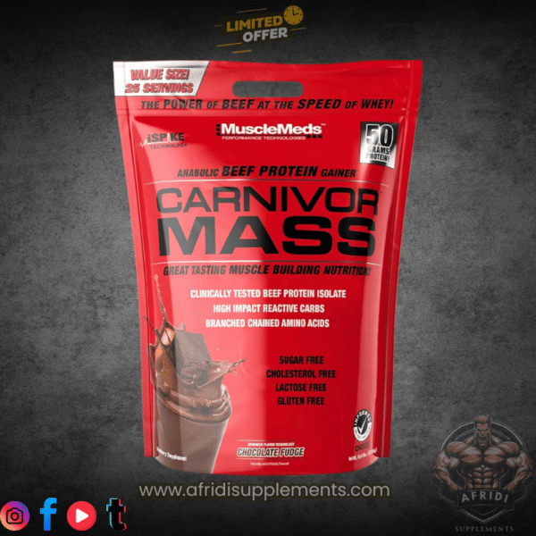 Carnivor Mass 10LB beef protein gainer in Pakistan Carnivor Mass 10LB beef protein gainer in Pakistan