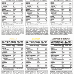 Muscle Rulz Gain Rulz nutritional facts