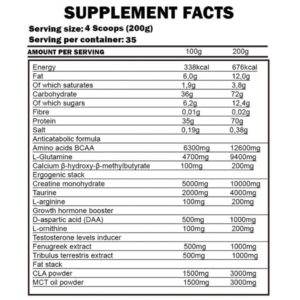 Kevin Levrone Gold Lean Mass 6kg supplement in Pakistan