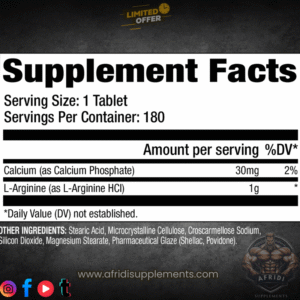 Buy L-Arginine in Pakistan – GAT Sport Supplement Tablets
