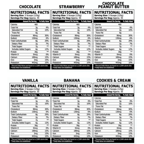 Proscience Anabolic Mass nutrition ingredients Proscience Anabolic Mass nutrition ingredients