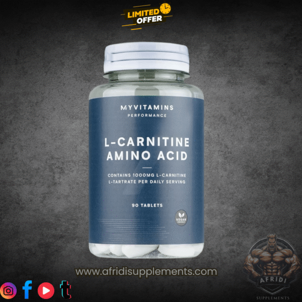 My Vitamin L carnitine Amino Acid 45 Servings 90 tablets